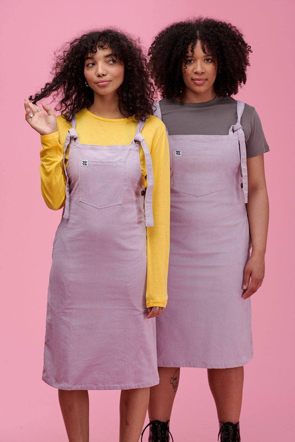 dungaree cotton dress