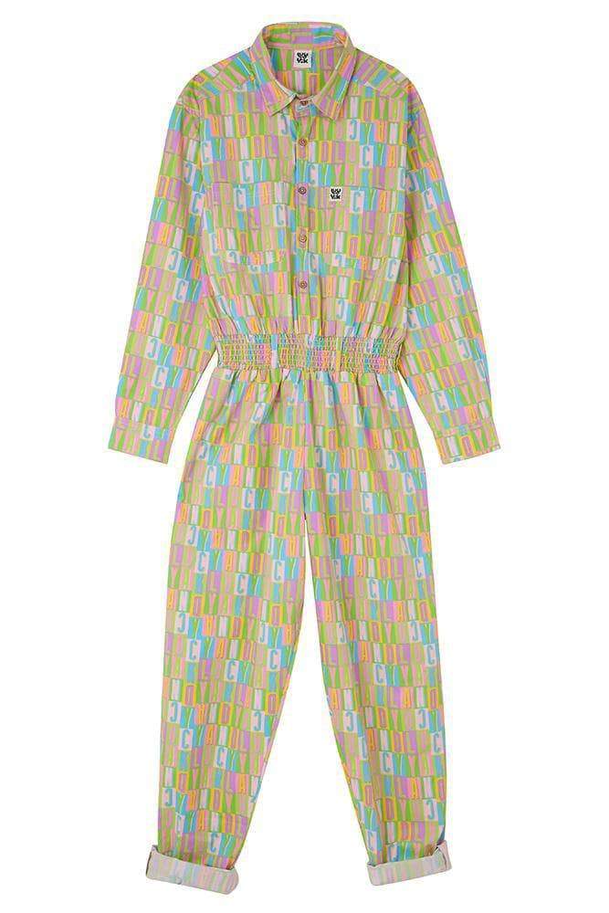 Frankie Organic Cotton Boilersuit with Lucy & Yak Print