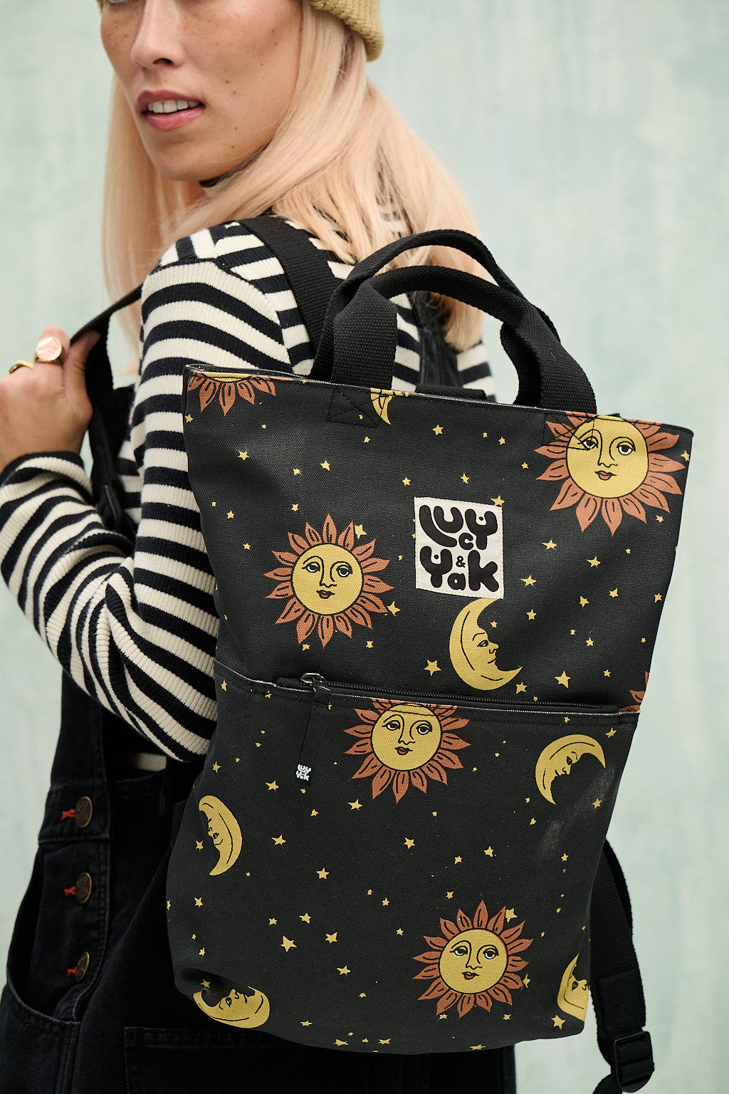 Dylan Backpack: ORGANIC CANVAS - Orion Print | Lucy & Yak | Reviews on ...