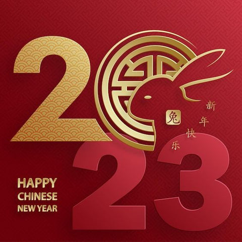 Chinese New Year 2023 will fall on Sunday, January 22nd, 2023, starting a year of the Rabbit.