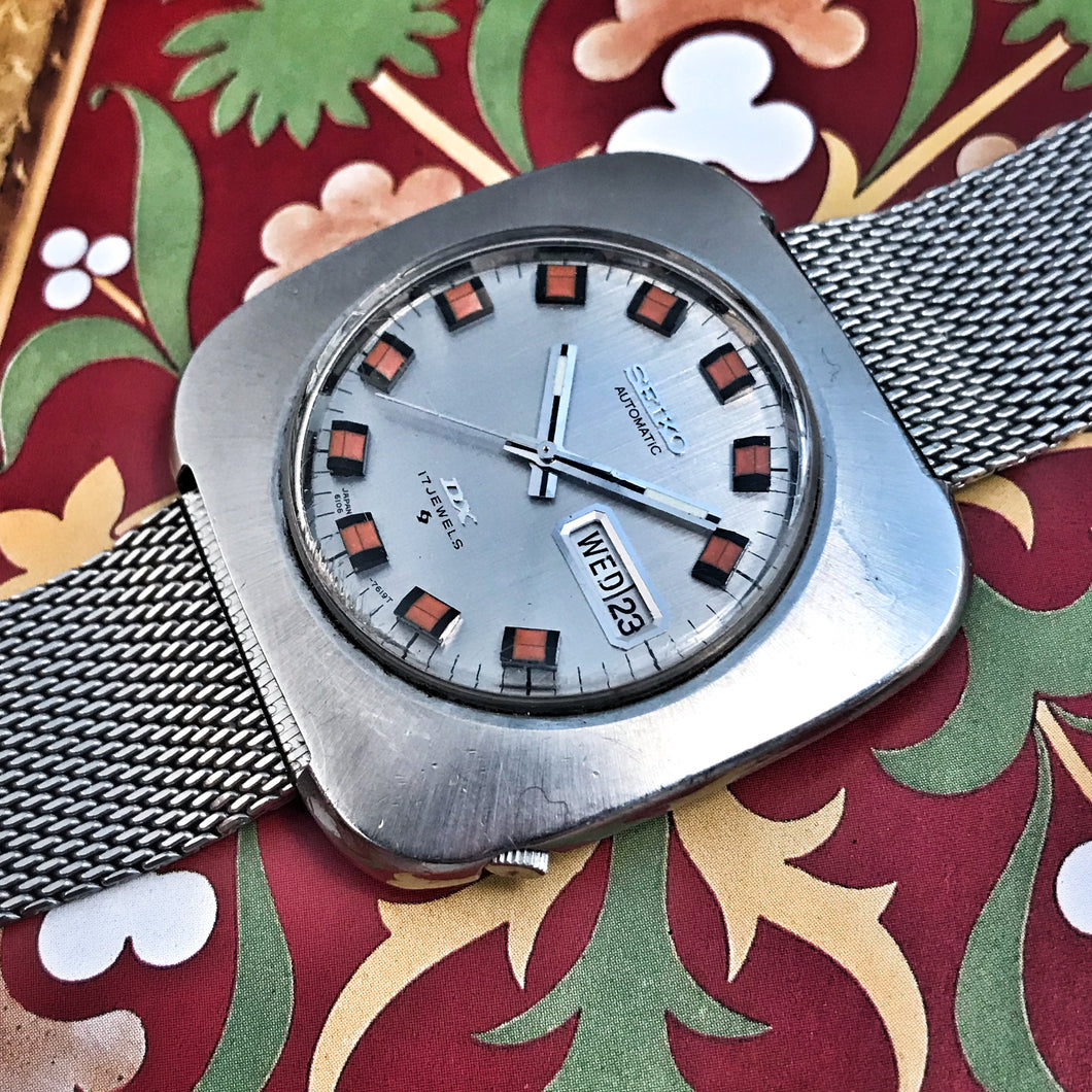 BOXY~1971 SEIKO 6106-7509 AUTOMATIC WITH ORIGINAL BRACELET – RETROWATCHGUY