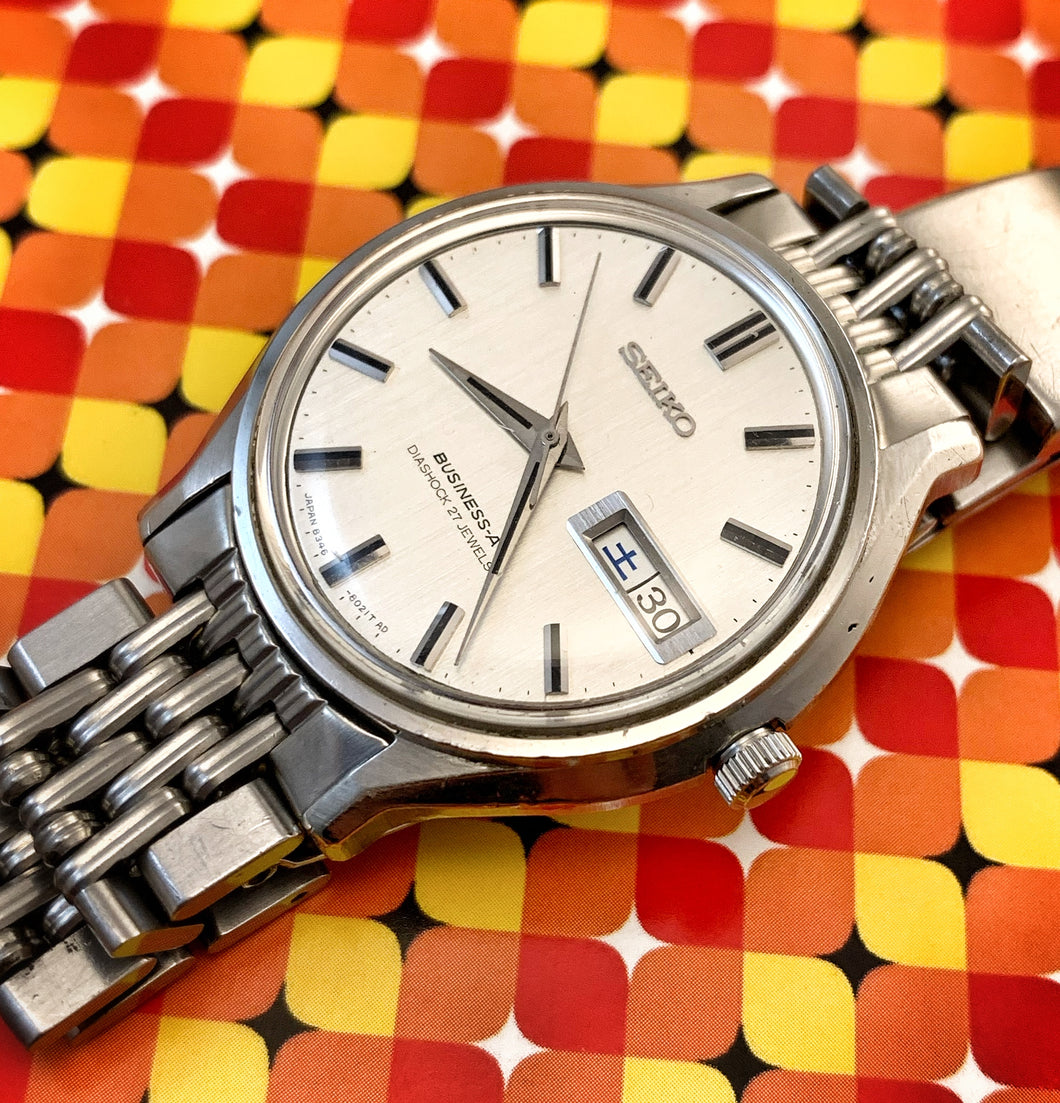 SUAVE~MAY 1967 SEIKO BUSINESS-A 27 JEWEL 8346-8000 – RETROWATCHGUY