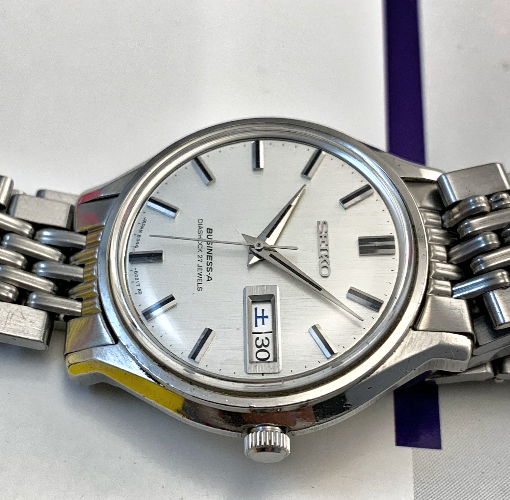 SUAVE~MAY 1967 SEIKO BUSINESS-A 27 JEWEL 8346-8000 – RETROWATCHGUY