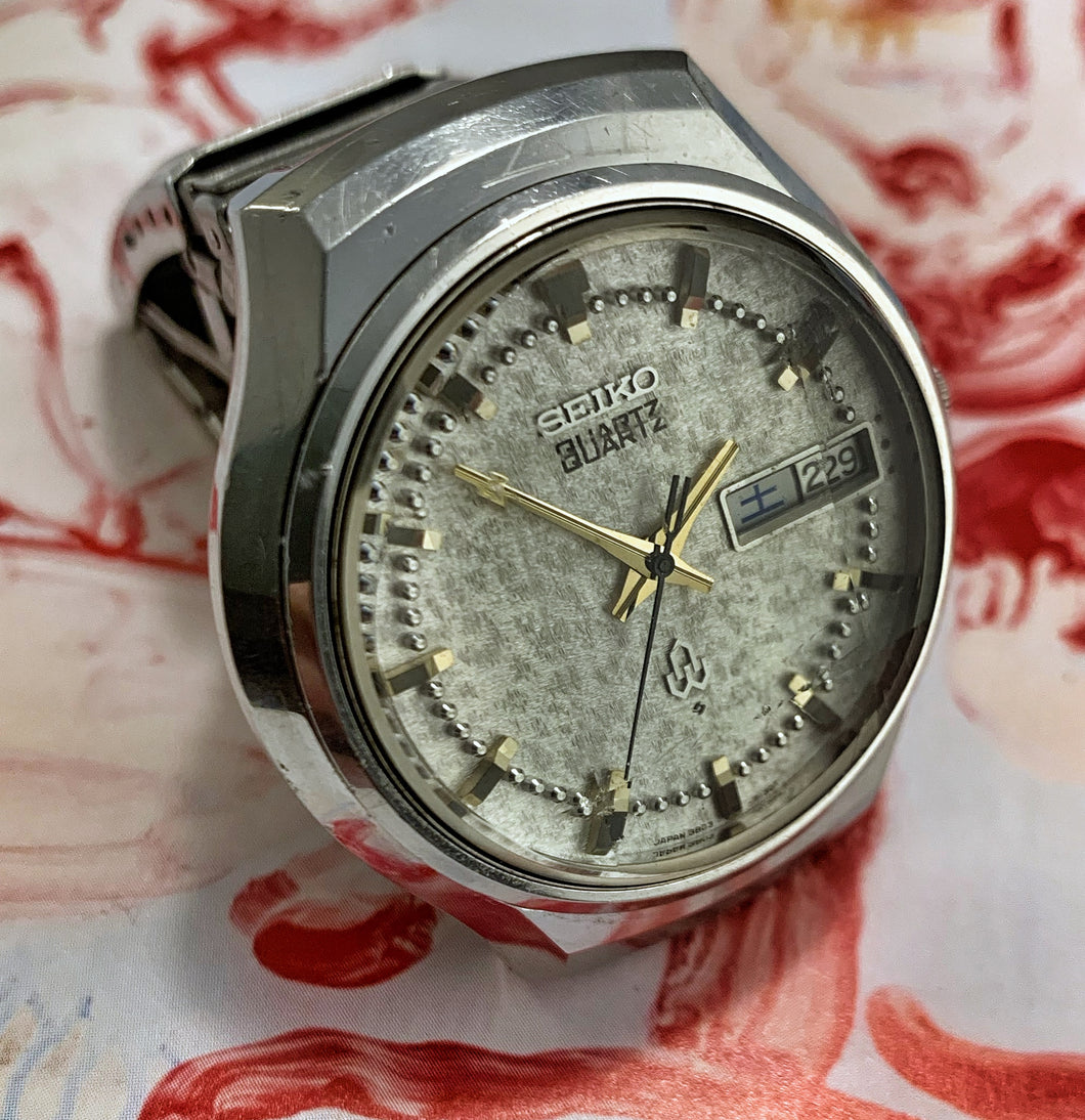 希少】SEIKO Quartz 38クォーツ カットガラス 3802-7060 | www 