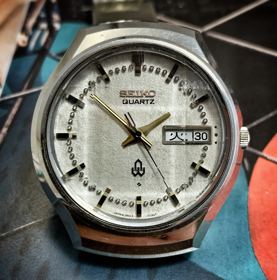 希少】SEIKO Quartz 38クォーツ カットガラス 3802-7060 - www.top4all.pl