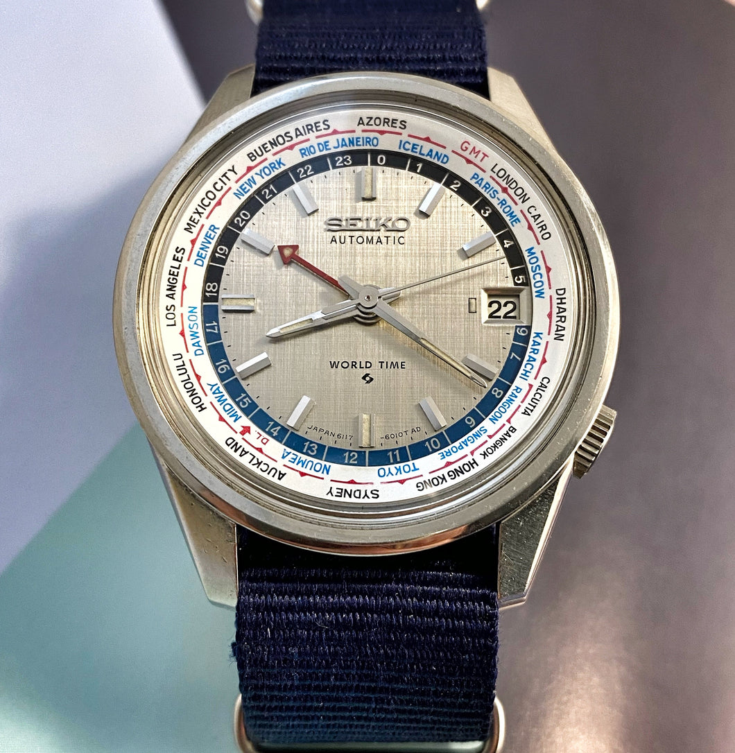 1969 SEIKO 6117-6010 WORLD TIME – RETROWATCHGUY