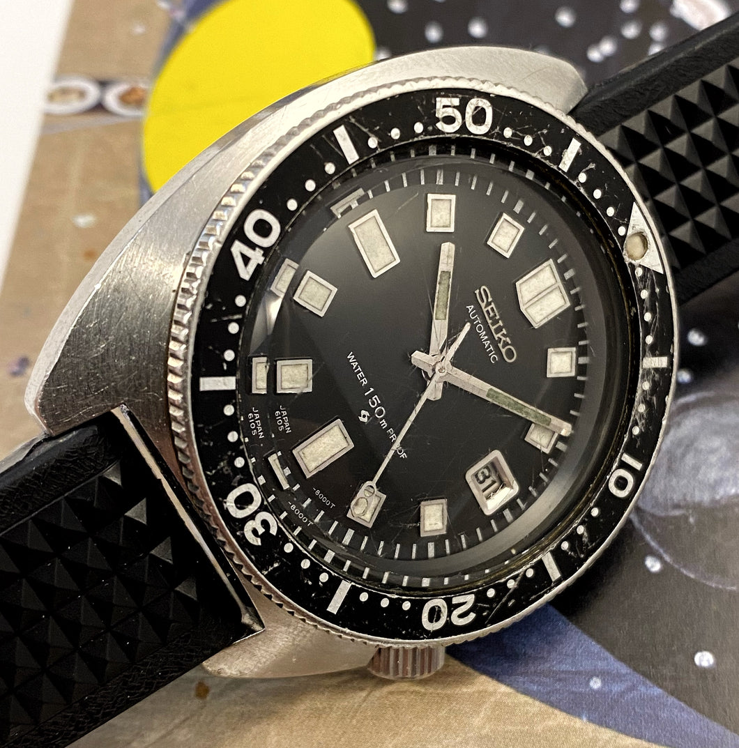 BITCHIN~'NAM ERA FEB 1969 SEIKO 6105-8000 DIVER – RETROWATCHGUY