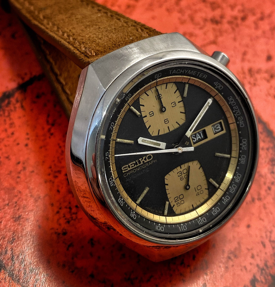 SMOKIN'~JAN 1976 SEIKO 6138-8030 JOHN PLAYER SPECIAL CHRONO – RETROWATCHGUY