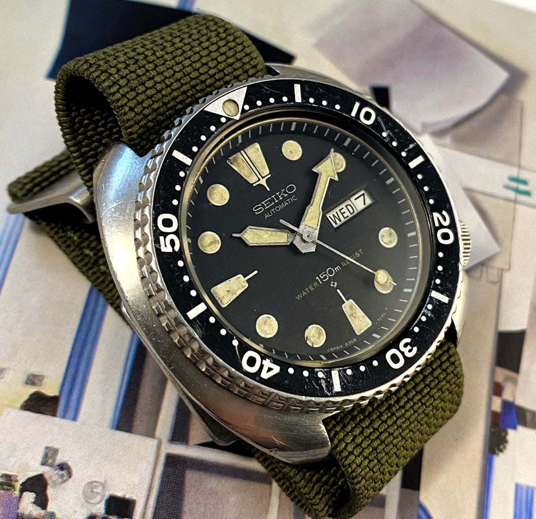 SUBLIME~JULY 1981 SEIKO 6309-7040 CLASSIC DIVER – RETROWATCHGUY