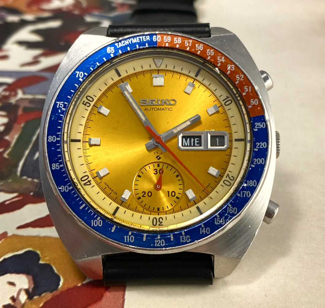 SERVICED~AUGUST 1972 SEIKO 6139-6005 POGUE – RETROWATCHGUY