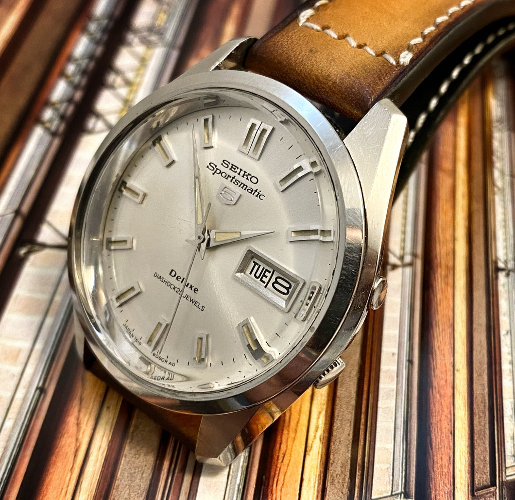 RUGGED~MINT NOV 1966 SEIKO SPORTSMATIC DELUXE 7619-9060 – RETROWATCHGUY