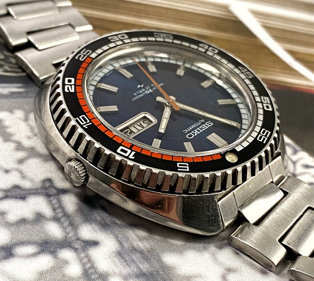 BOLD~1973 SEIKO 7006-8030 RALLYE DIVER~SERVICED – RETROWATCHGUY