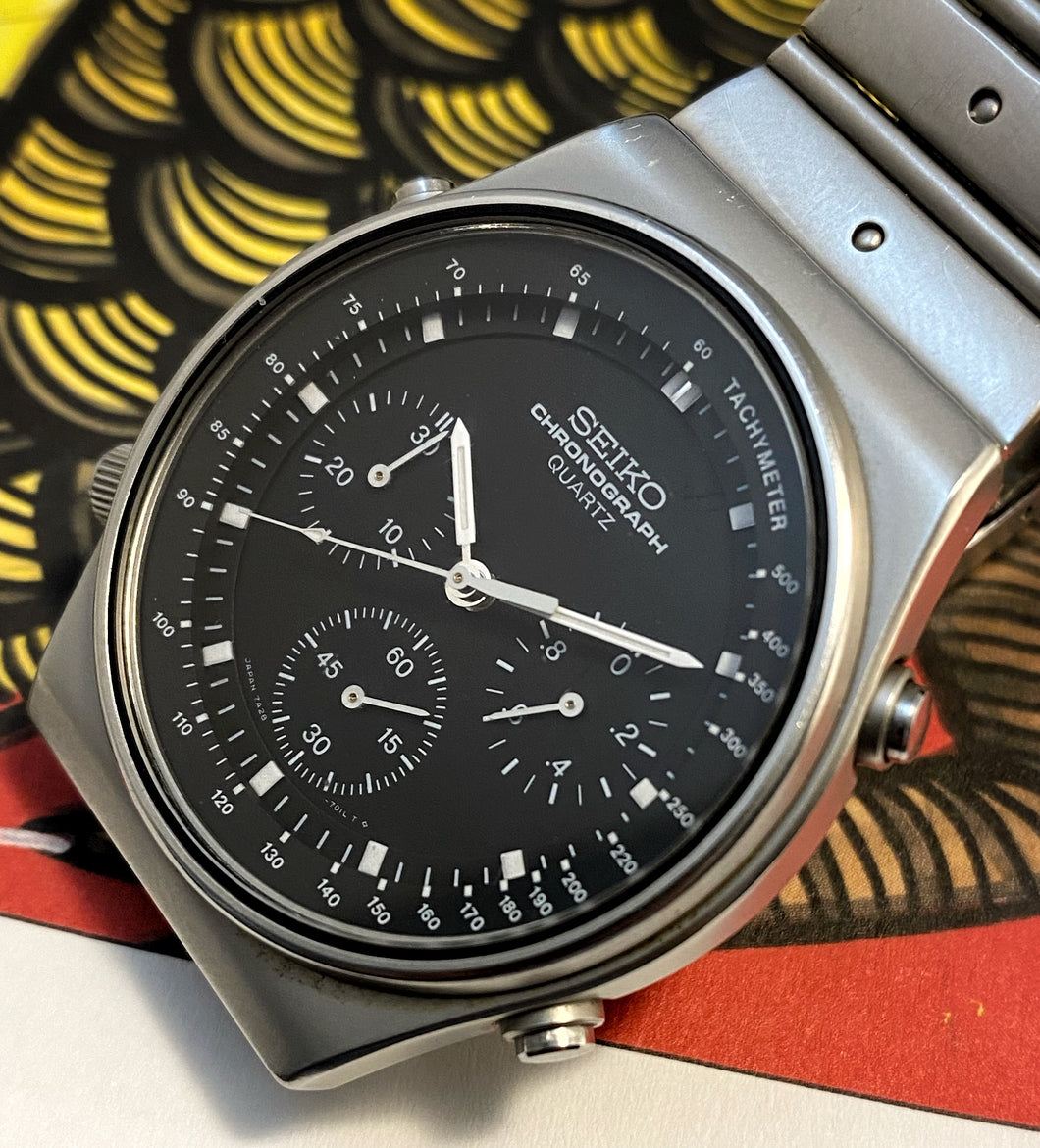 SLICK~1982 SEIKO SPEEDMASTER 7A28-701A – RETROWATCHGUY