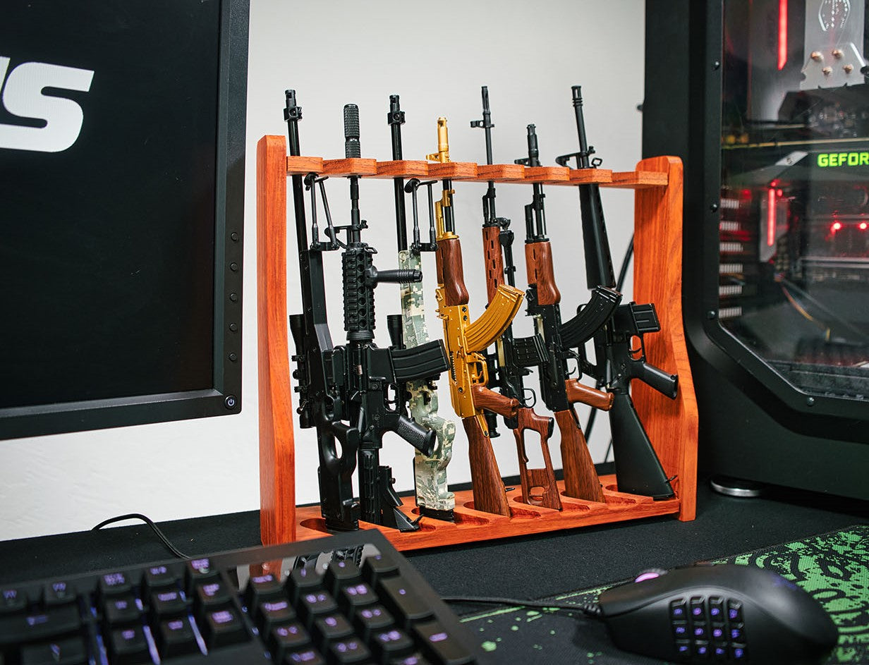 Miniature model gun collection