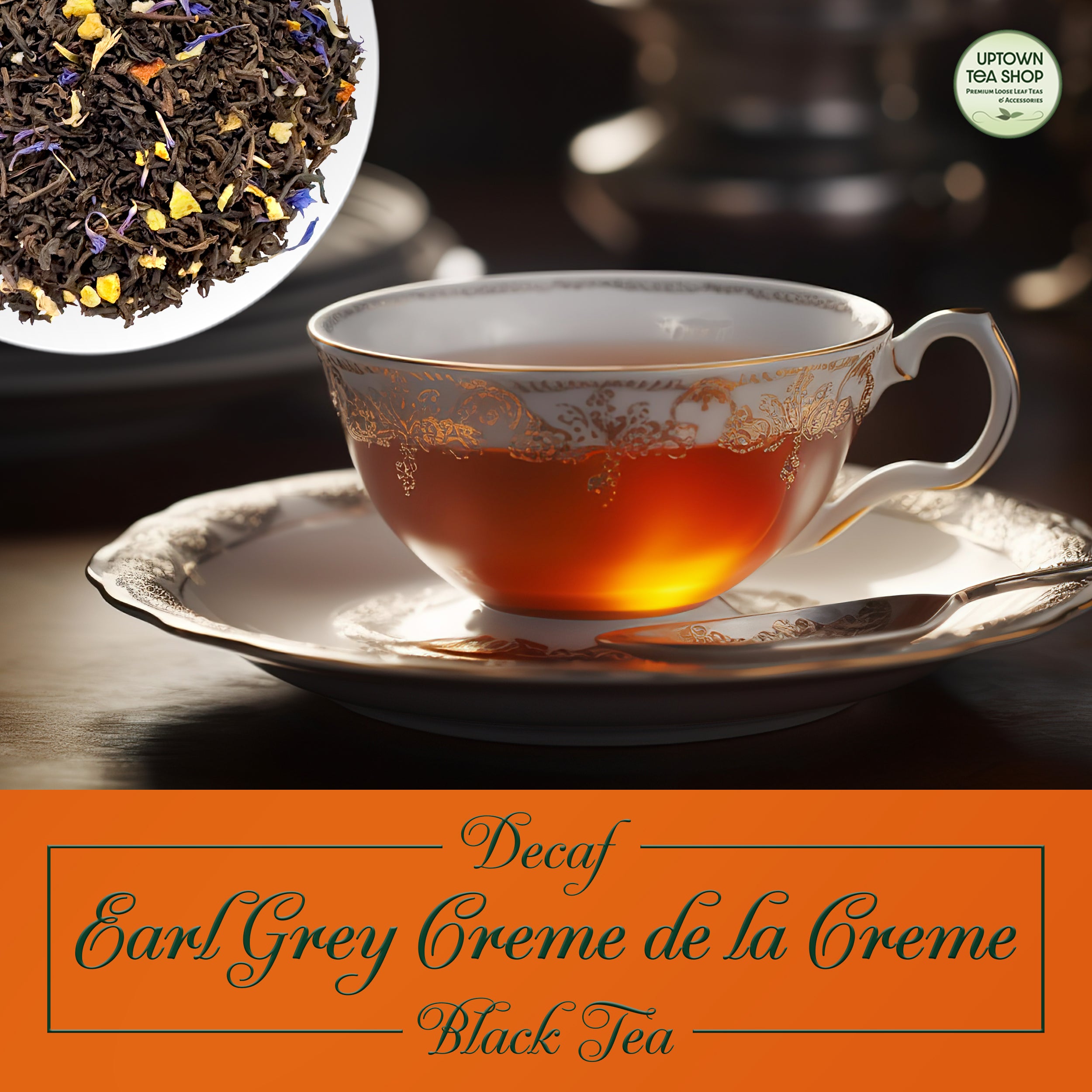 Decaf Earl Grey Creme de la Creme Black Tea