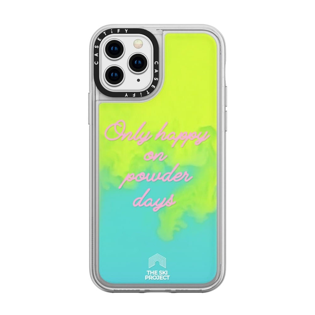 TSP X CASETiFY iPhone 11 PRO MAX - Neon Sand Case - Yellow Blue – THE SKI PROJECT