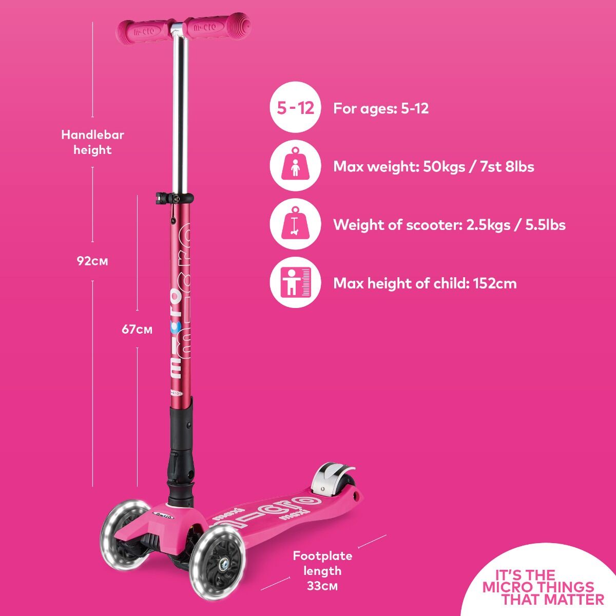 maxi micro scooter pink