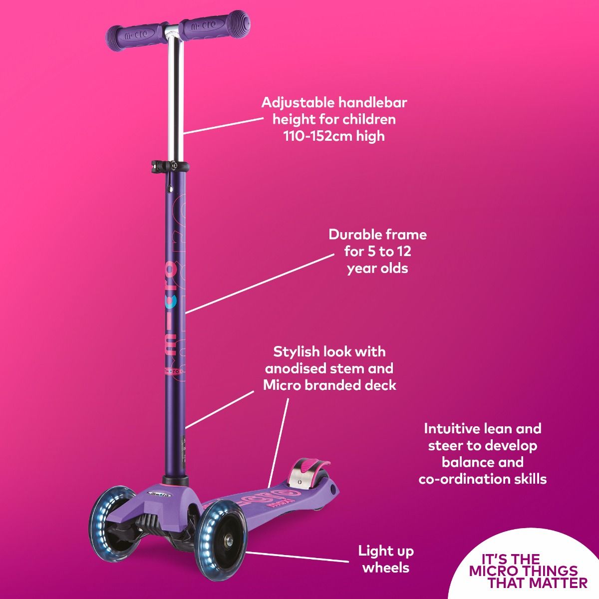 purple maxi micro scooter