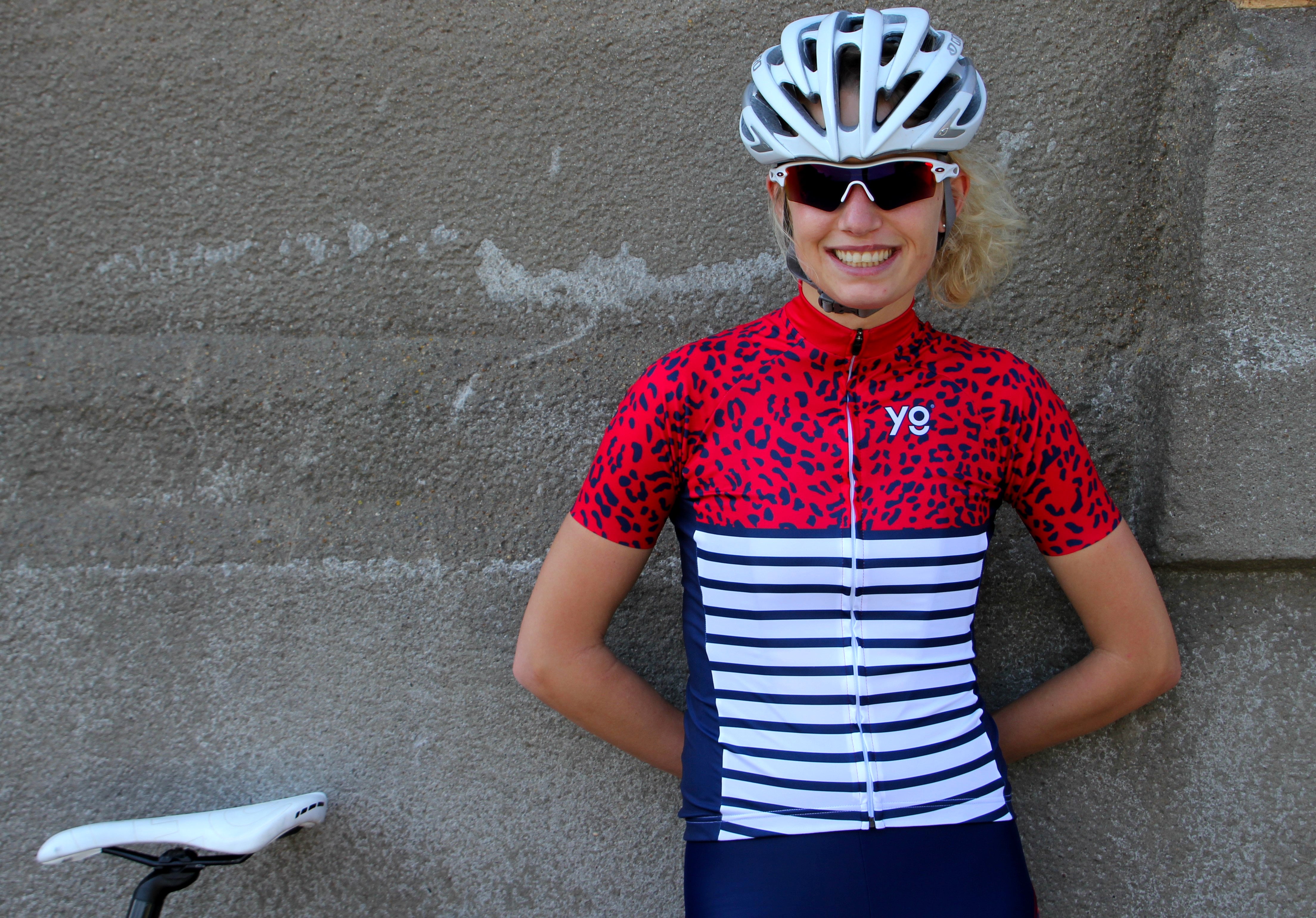 Striped Leopard - Women cycling jersey – Yellow Gear