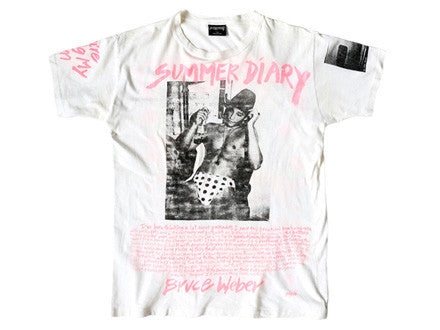 Vintage Bruce Weber 'Summer Diary 1986' T-shirt by Bruce Weber