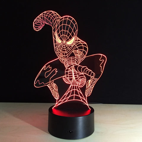 Veilleuse 3D Spiderman