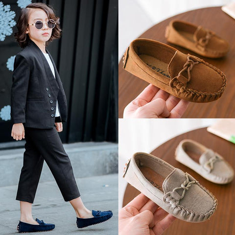 Mocassins A Lacets Pour Enfant