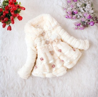 Cute Manteau En Fourrure Pour Fille