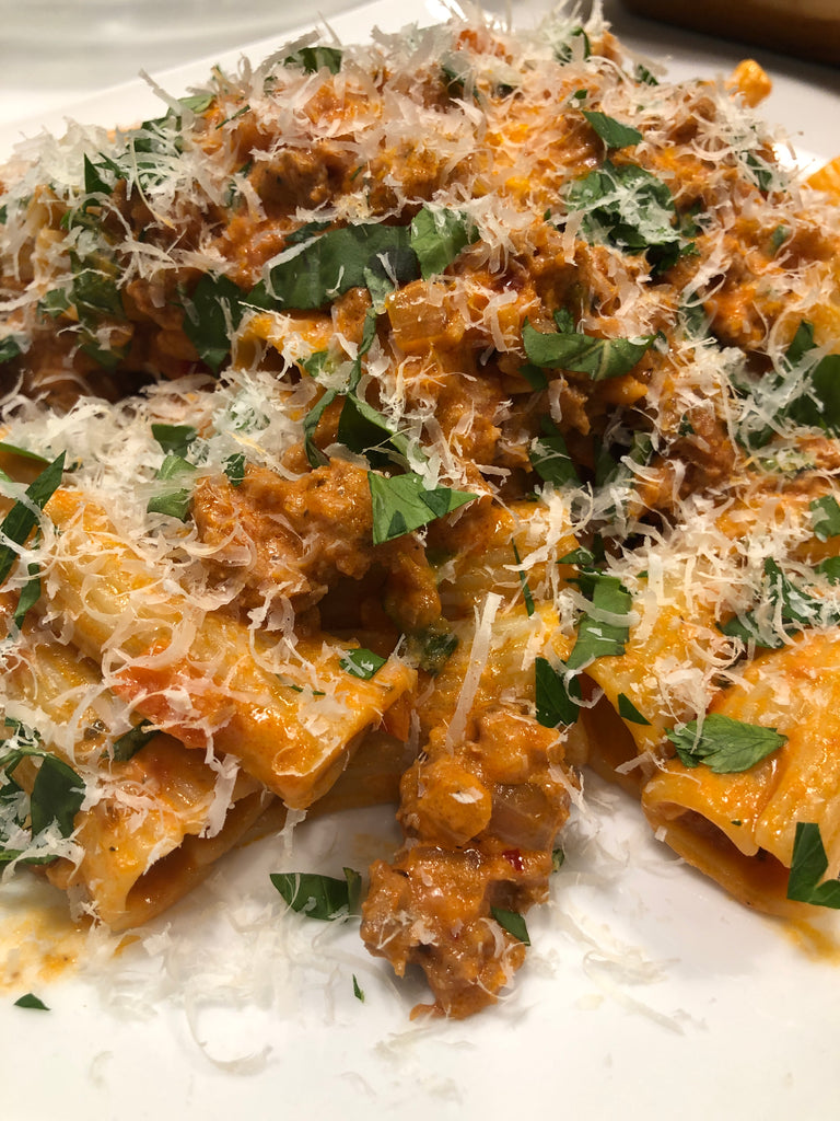 Creamy Italian Sausage Pasta – Pasture Provisions Co