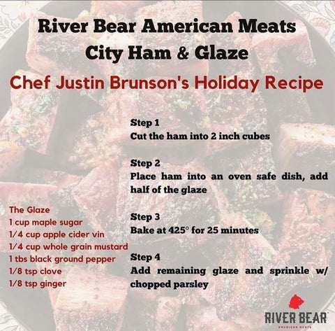 River bear holiday ham recipe