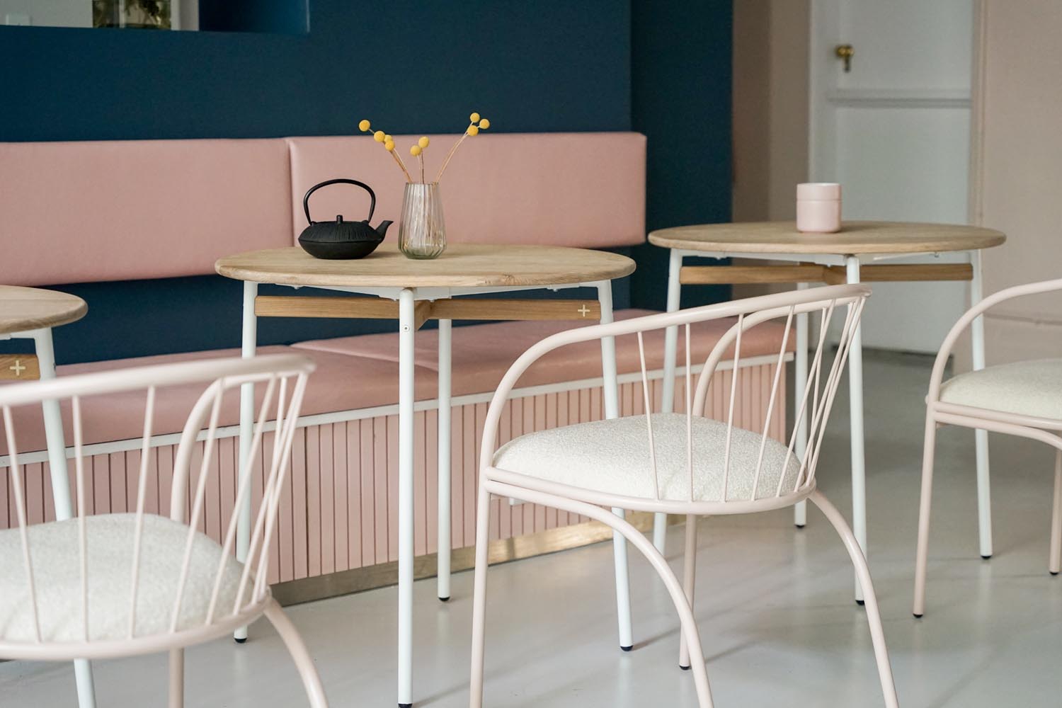 Stellski Cafe - Fluted Occasional Cafe Chairs - Pedersen + Lennard