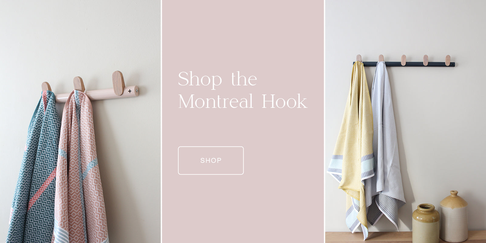 Montreal Hook and Mungo Itawuli Towels