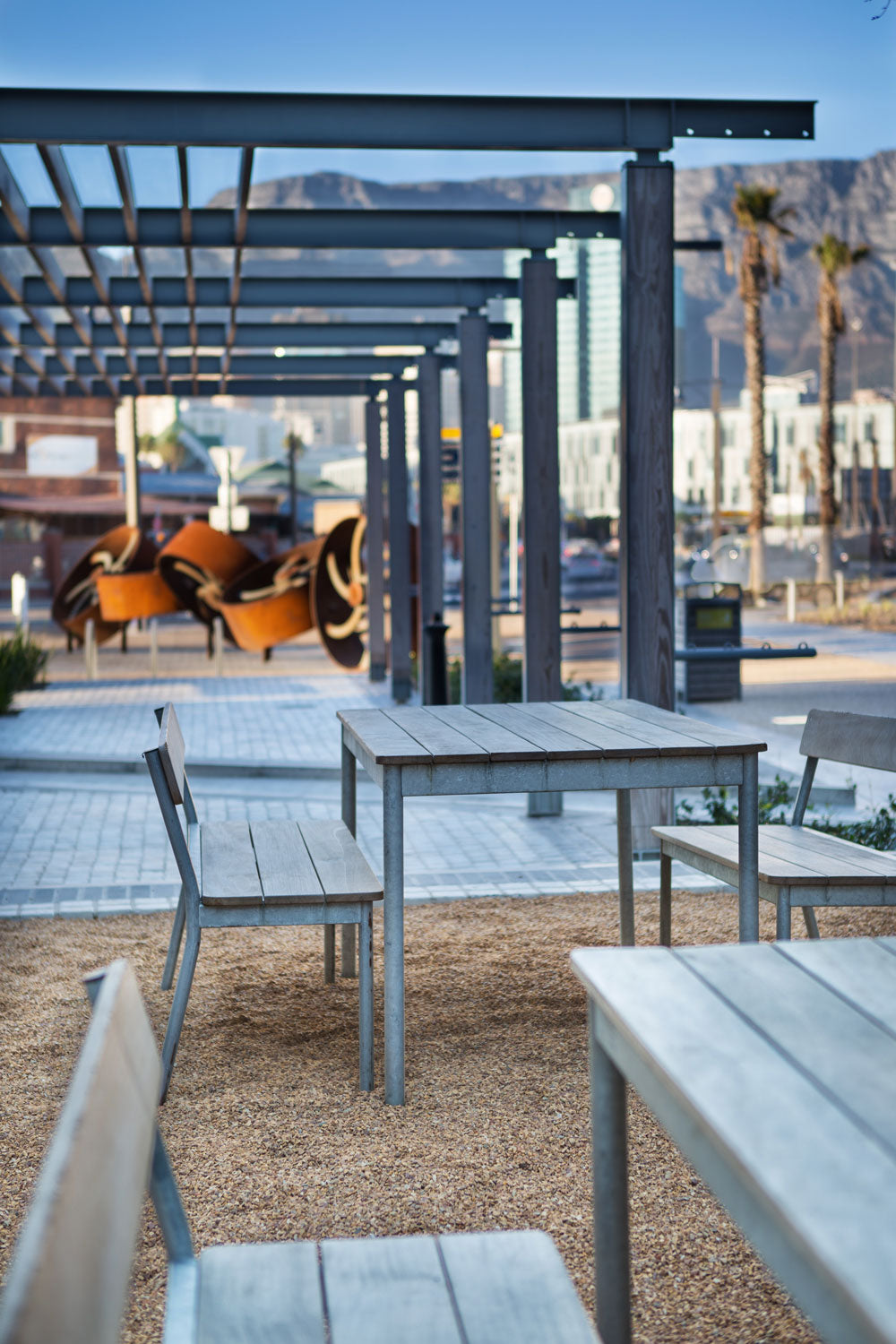 KPA Outdoor Furniture at the Silo District - Pedersen + Lennard