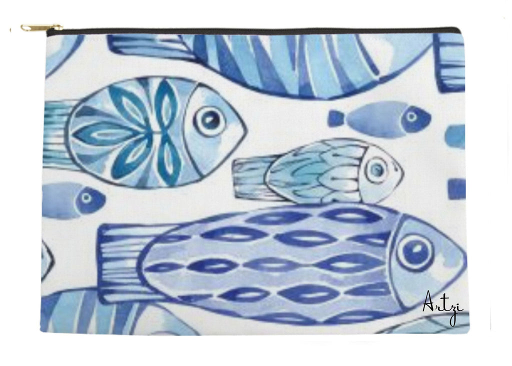 Blue Fish Tote | Artzi Prints