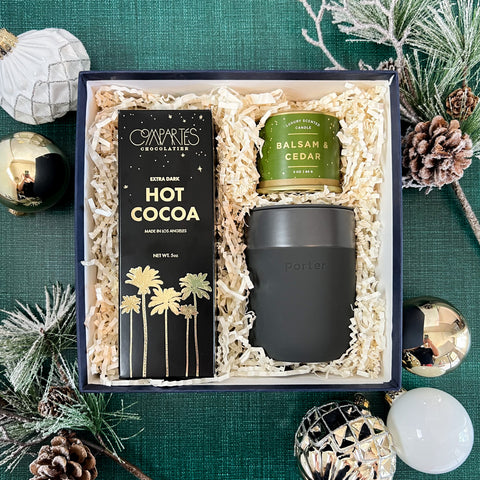 Cup Of Cozy Corporate Holiday Gift Box - Luxe & Bloom Luxury Curated Gift Boxes
