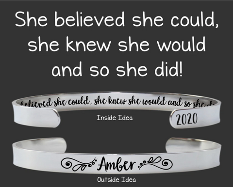 She believed bracelet