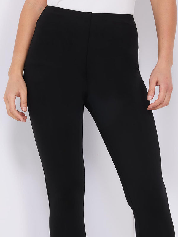 UNISSU No Front Seam High Waisted Workout Leggings for Women Tummy