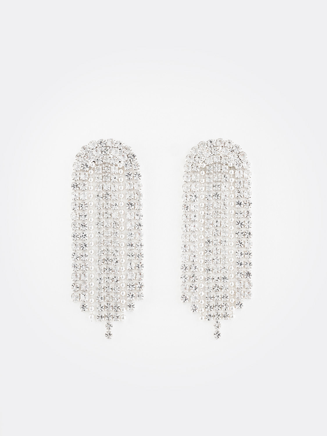 Jewelled Round Fringe Earring