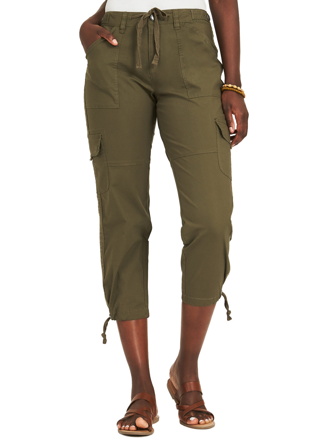 Cargo Capri Pants