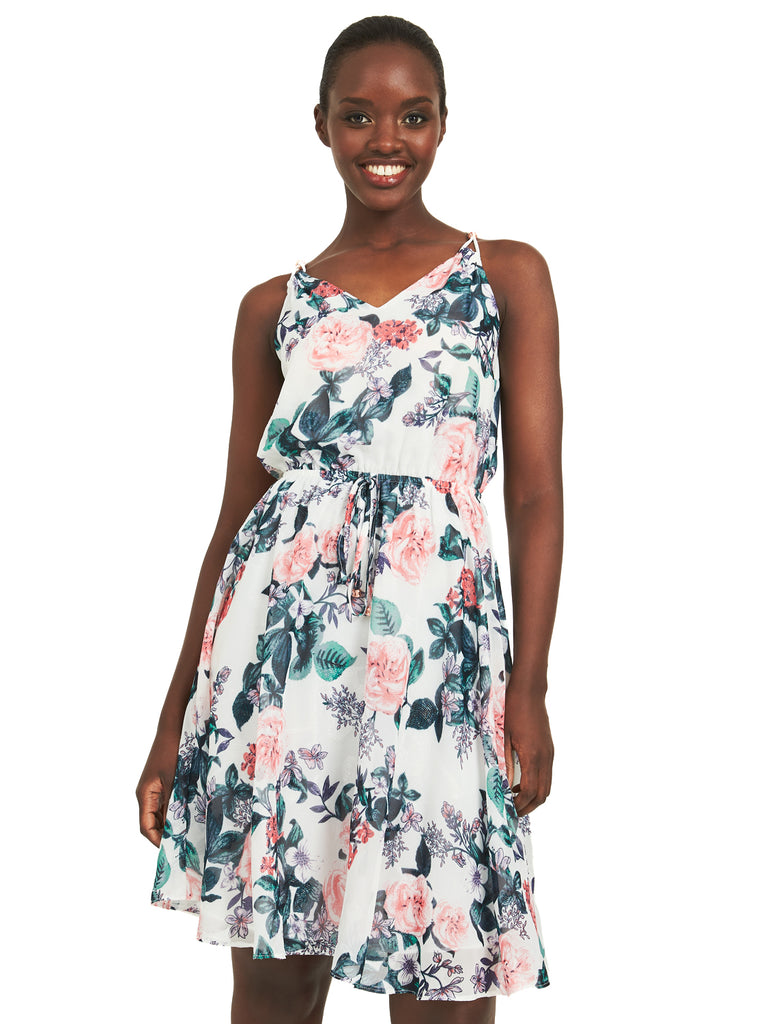 Chiffon Floral Dress