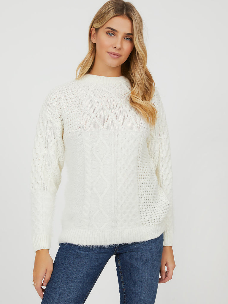 Feather Knit Sweater