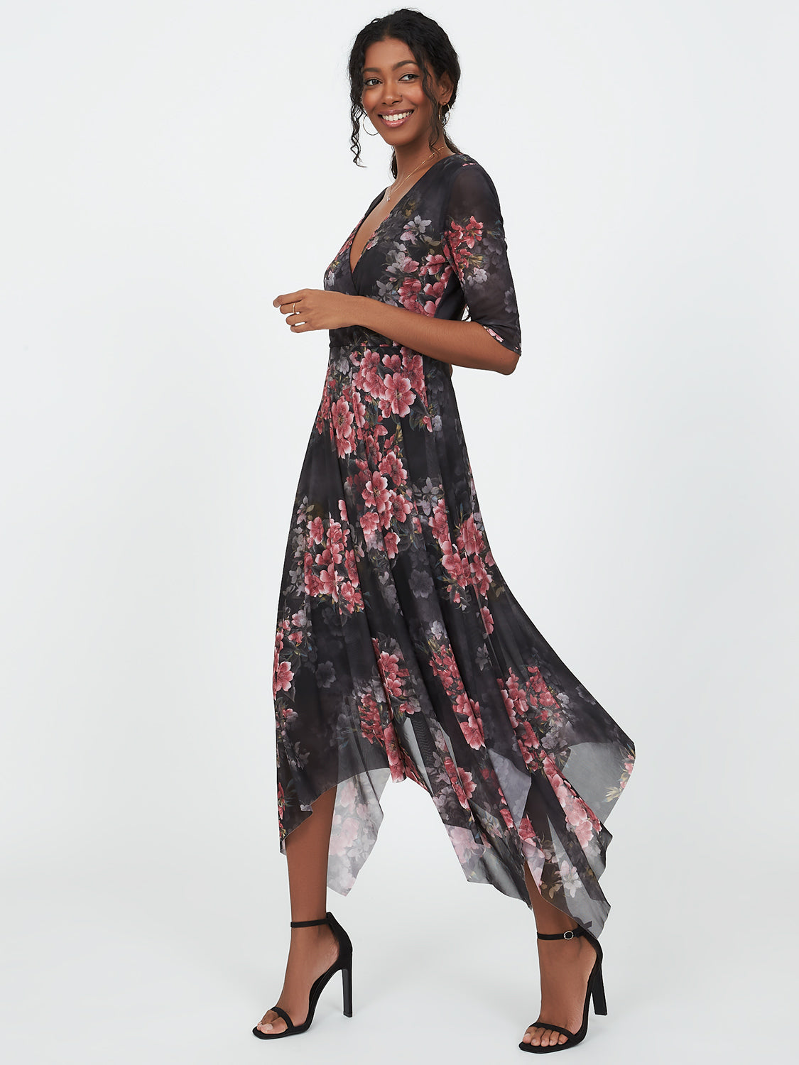 midi handkerchief dress