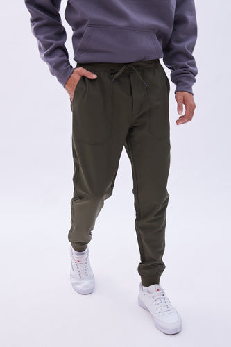 Men's denim jogger pants - blue P663