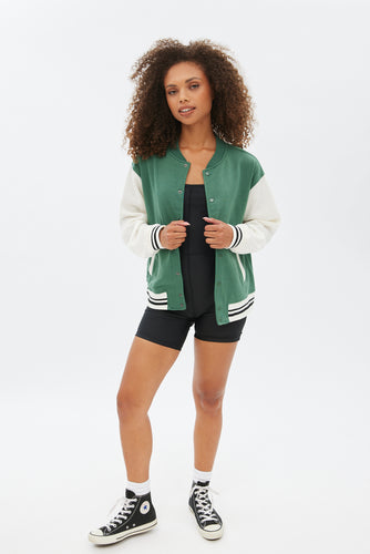 Varsity Style Jacket / Windbreaker — THE BLUE LIGHT