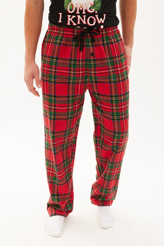Sonoma Mens Blue Plaid Pajama Pants Size 1XB