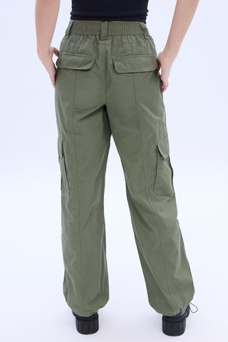 High Waisted Flap Pockets Cargo Jogger Jeans - Blue M #bottoms  #womenbottoms #womenfashion #womenclothing #clot…
