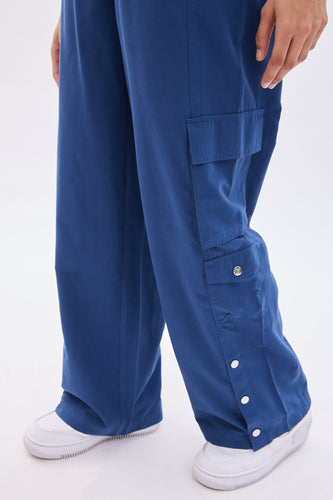 Midnight Blue Cargo Pants Wide leg, Women's Fashion, Bottoms, Other Bottoms  on Carousell
