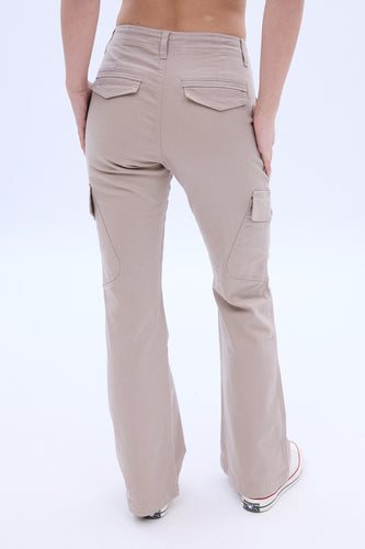 Mid Waist Multipocket Cargo Jeans