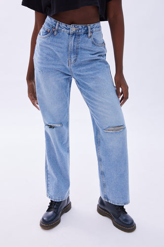 LUCKY BRAND Women's Drew High Waist Mom Jeans Sz 14/32A (Ankle Length) Blue  NWT