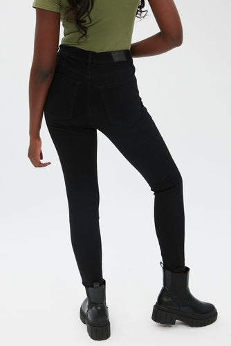 a.n.a. A New Approach Solid Black Jeggings Size 14 - 52% off