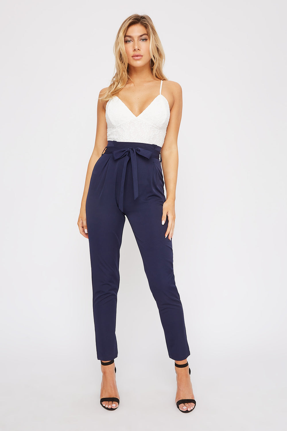 cowl jumpsuit